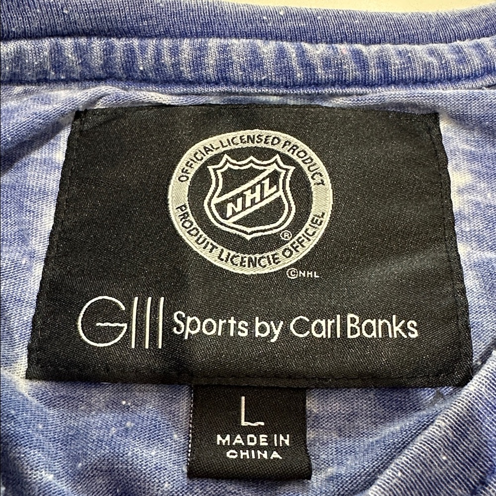 NHL NY RANGERS DISTRESSED GRAPHIC HOCKEY T-SHIRT LONG SLEEVE SHIRT RED WHITE BLU - Picture 6 of 12